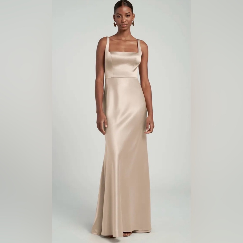 Jenny Yoo Satin Bridesmaids Dress “Ariana”